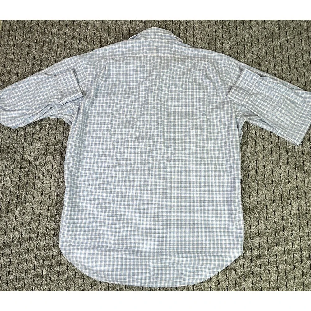 Polo Ralph Lauren Westerton Plaid Check Mens Long Sleeve Large L Blue Pink White